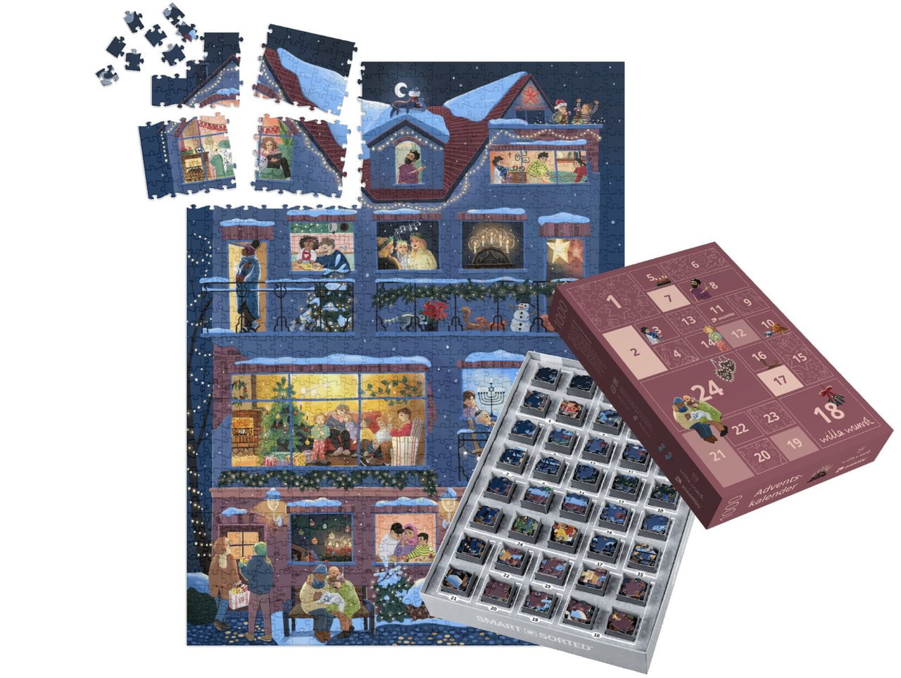 Willa Wunst Adventkalender Weihnachtshaus