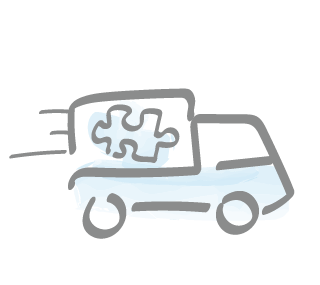 Blitzschnelle Lieferung für deinen Adventskalender