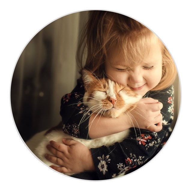 Muttertag Fotos Kind und Haustier