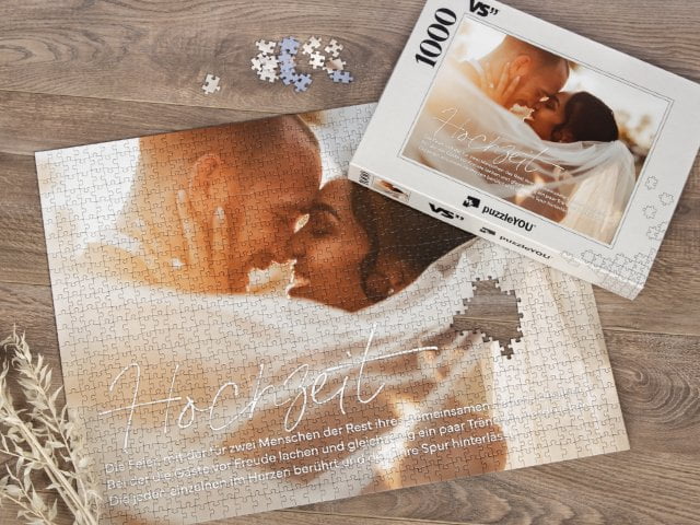 Visual Statements Fotopuzzle mit eigenen Bildern