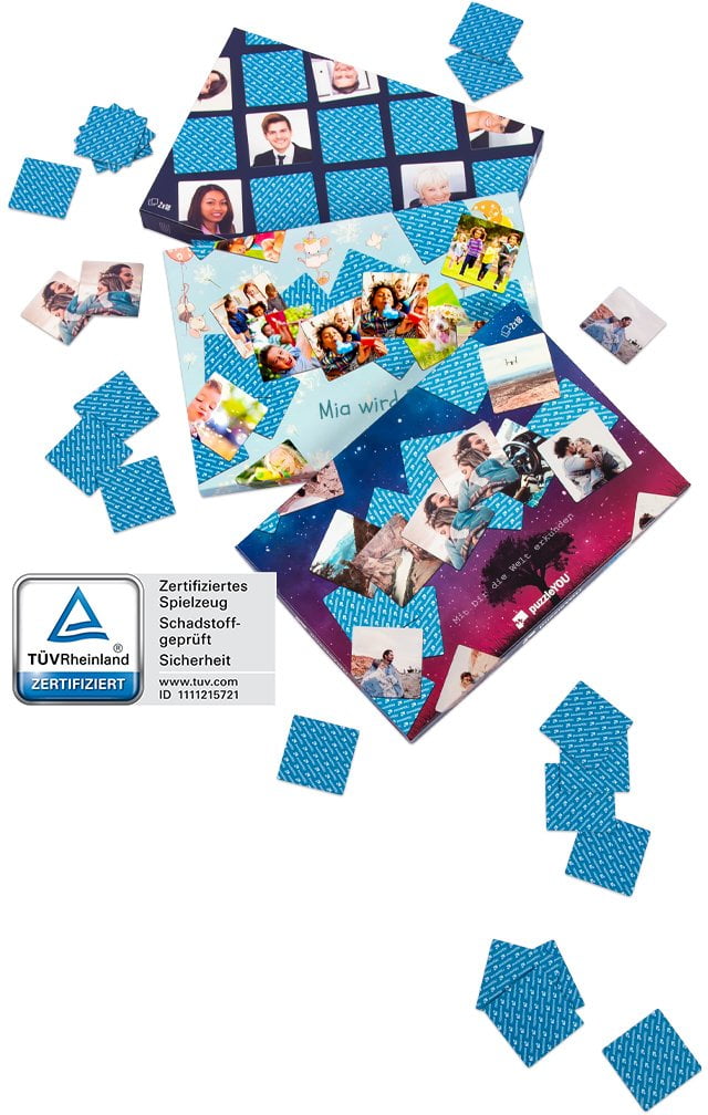 Farben Memo-Spiel-Schachtel mit TÜV Siegel