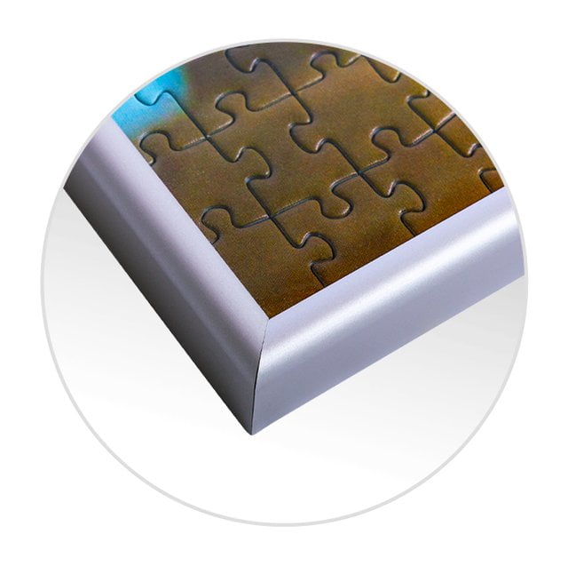 Puzzle-Rahmen fürs Fotopuzzle Detailansicht