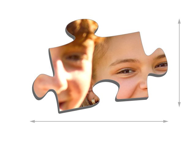Größe der Puzzleteile