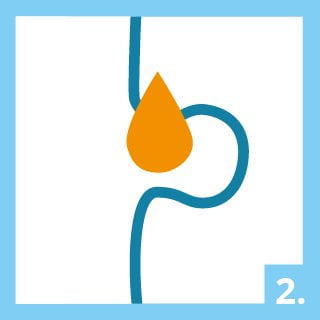 Gebrauchsanweisung Puzzle-Kleber Schritt 2