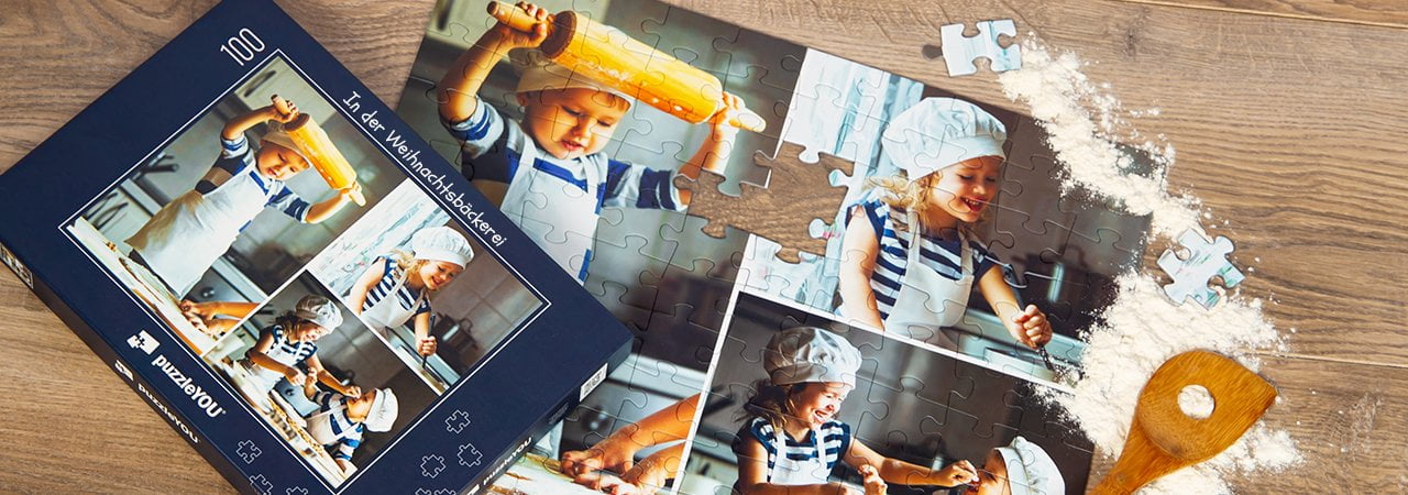 Fotopuzzle-Collage für viele Lieblingsbilder