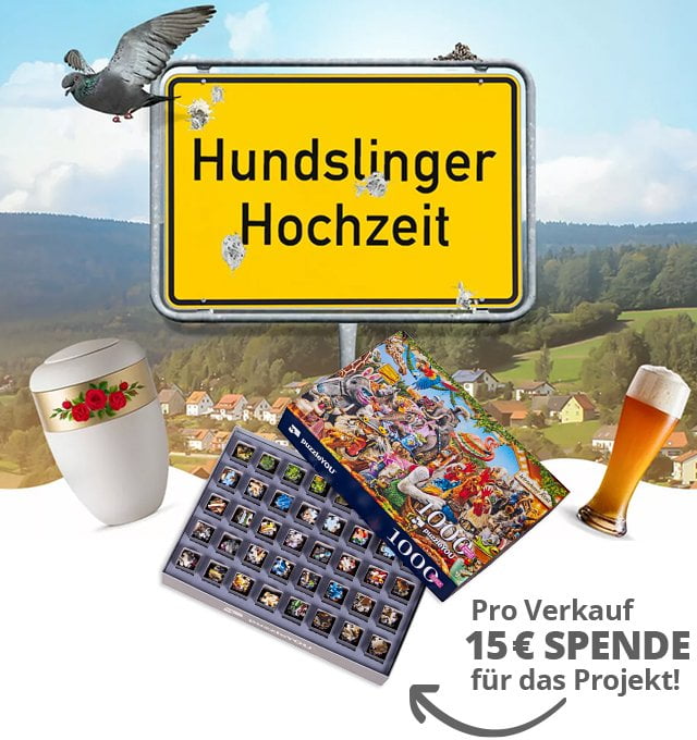 Hundslinger Hochzeit - das puzzleYOU Puzzle zum Film