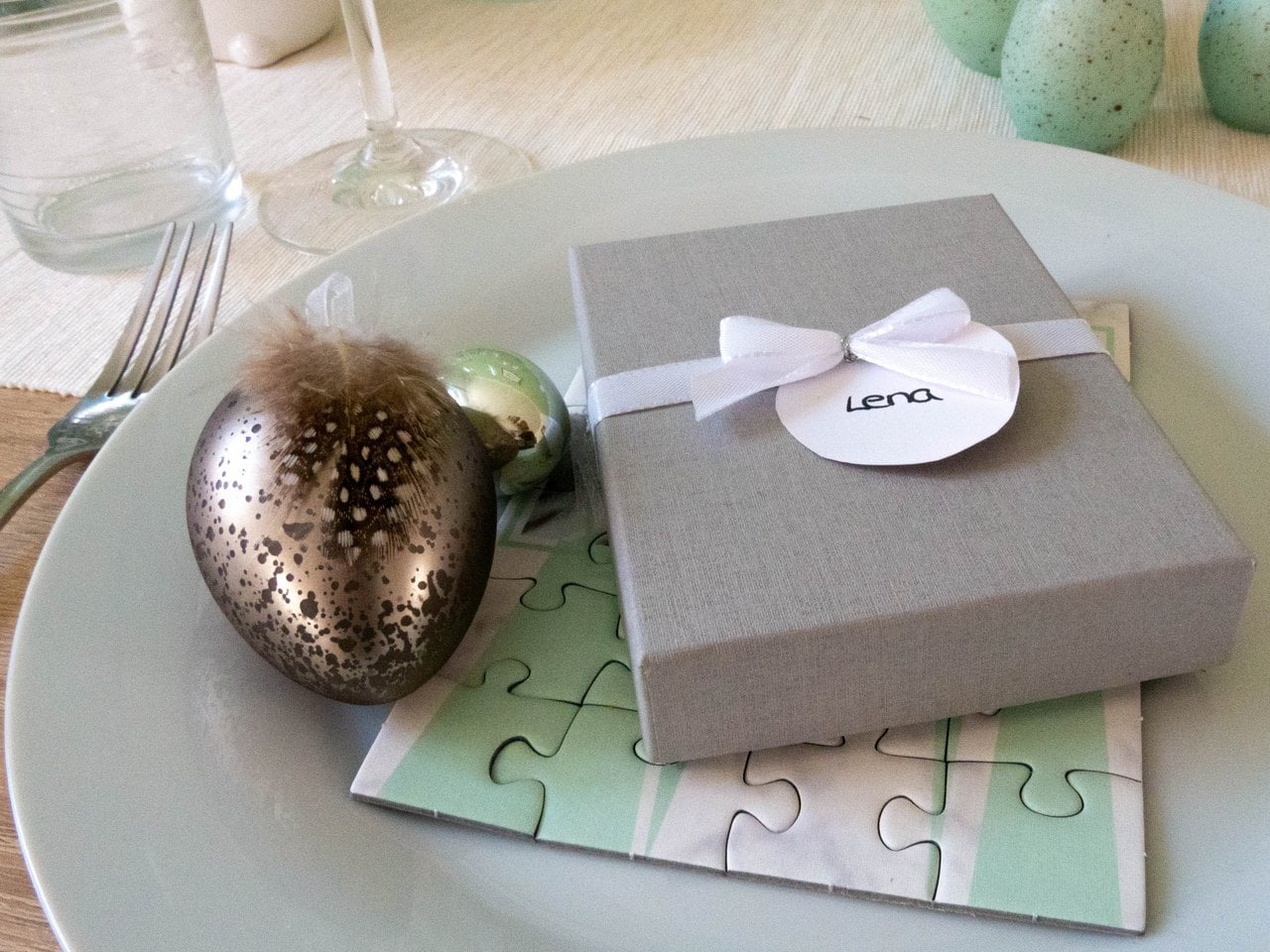 Message-Puzzle als Platzhalter
