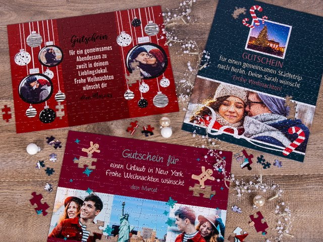 Gutschein zu Weihnachten kreative Geschenkidee