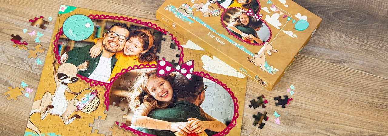 Fotopuzzle-Collage für viele Lieblingsbilder