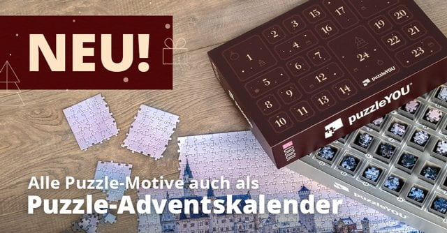 Alle Puzzle-Kollektions-Motive auch als Adventskalender mit 1000 Teilen