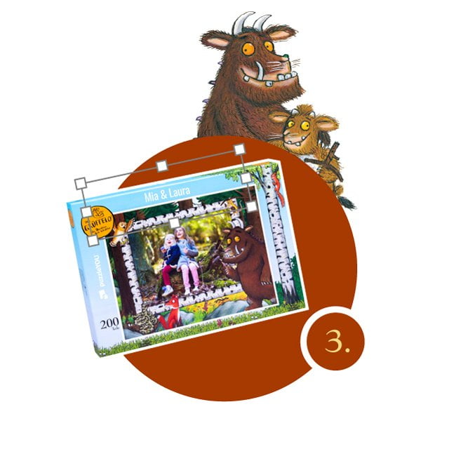 Grüffelo-Kinderpuzzle gestalten - Schritt 3