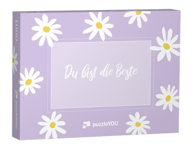 puzzleYOU Schachteldesign "Gänseblümchen"