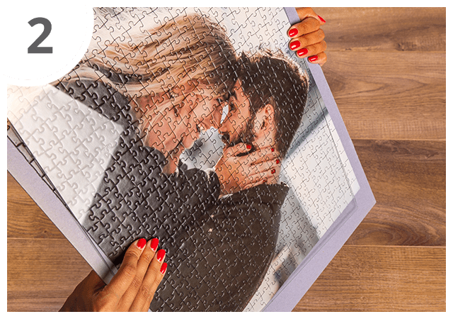 Anleitung Puzzle-Rahmen 48 bis 2000 Teile Schritt 2