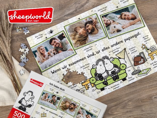 sheepworld puzzle gestalten
