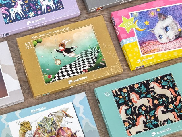 Beliebte Kinderpuzzle-Motive