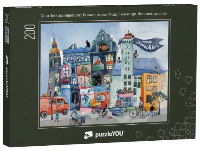 Kiezhaustiere als Fotopuzzle von puzzleYOU